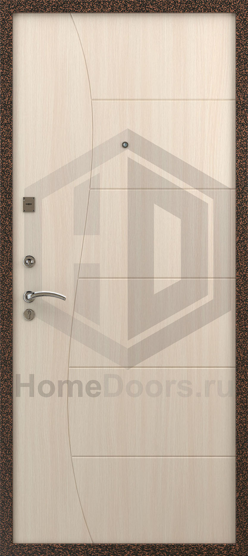 Входная утепленная дверь МДФ "Лира" Норд М фото