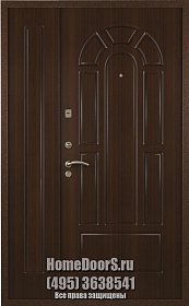 Двустворчатая металлическая дверь "Мальта ДВ" фото