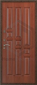 Дверь в коттедж МДФ "Капри" Норд М винорит фото