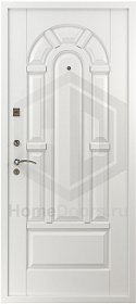 Белая входная дверь Мальта RAL фото
