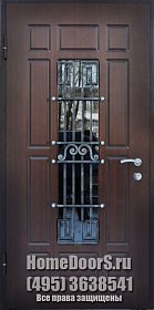 Уличная дверь со стеклом №10 фото