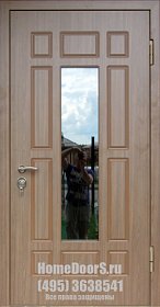 Уличная дверь со стеклом №1 фото