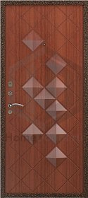 Входная утепленная дверь МДФ "Риф" Норд М фото
