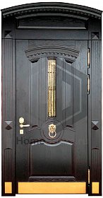 Входная дверь со стеклом № 42 фото