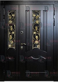 Уличная дверь со стеклом №27 фото