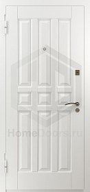 Белая входная дверь Магистр RAL фото