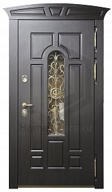 Входная дверь со стеклом № 32 фото