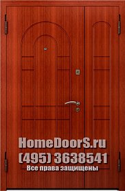 Двустворчатая металлическая дверь "Бали ДВ" фото