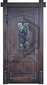 Дверь под старину №4 фото