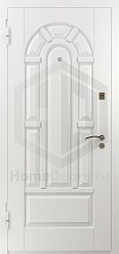 Белая входная дверь Мальта RAL фото