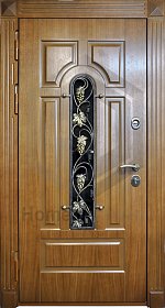 Входная дверь со стеклом № 14 фото