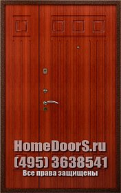 Двустворчатая металлическая дверь "Майорка ДВ" фото