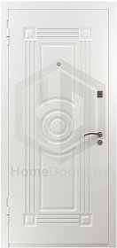 Белая входная дверь Сумба RAL фото