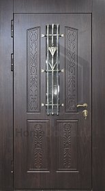 Входная дверь со стеклом № 22 фото