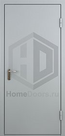 Однопольная противопожарная дверь EI-60 с антипаникой фото