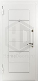 Белая входная дверь Самет RAL  фото