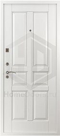 Белая входная дверь Дельта RAL фото