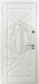 Белая входная дверь Эдж RAL фото